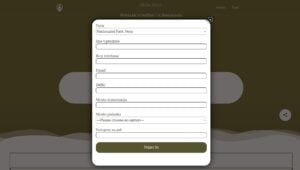 Trag Prirode Screenshot Website 2