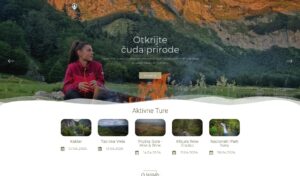 Trag Prirode Screenshot Website